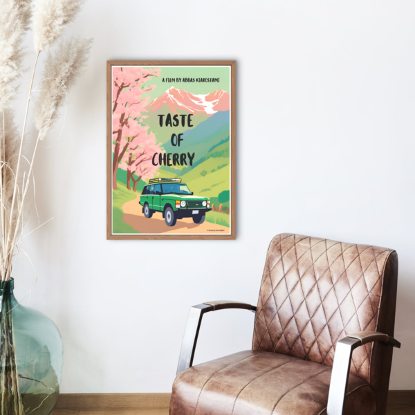 *Taste of Cherry (Kirazın Tadı)" Özel Tasarım Film Posteri - Görsel 4