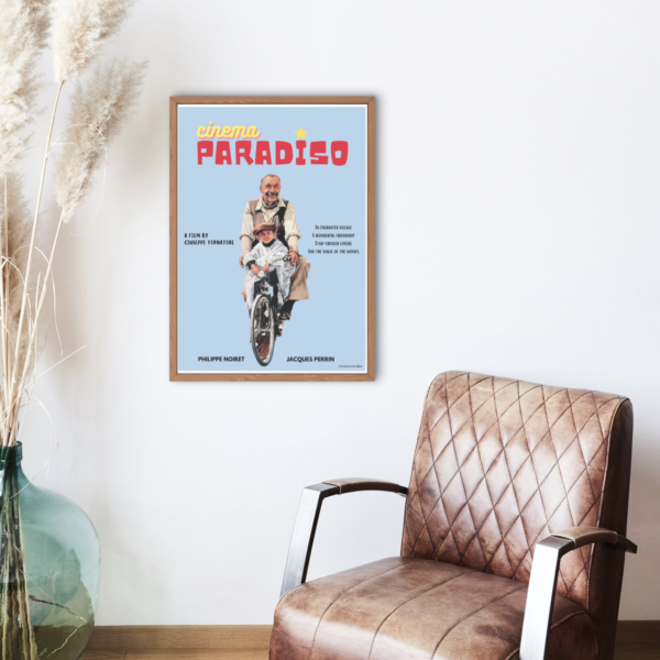 "Cinema Paradiso" Özel Tasarım Film Posteri - Görsel 4