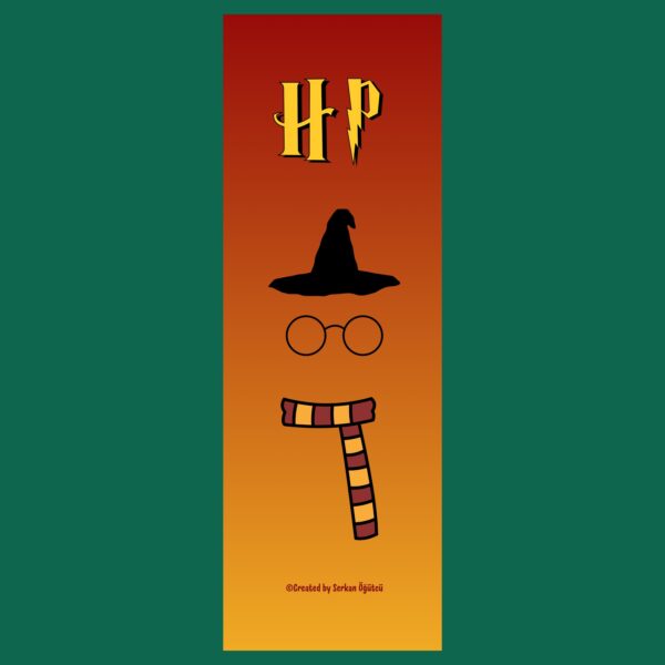 4'lü Kitap Ayracı Seti (Harry Potter Temalı) - Görsel 2