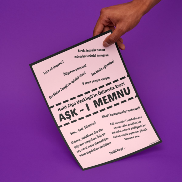 Aşk-I Memnu Dizi Replikleri Temalı Poster - Görsel 3