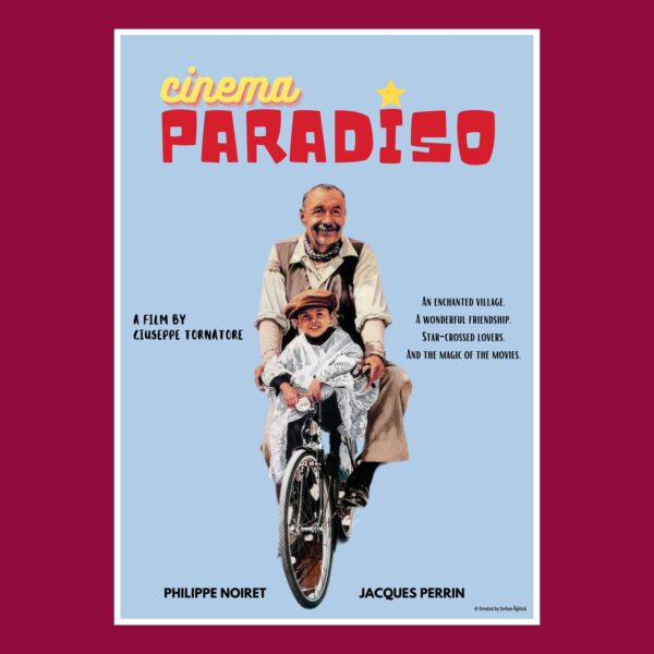 "Cinema Paradiso" Özel Tasarım Film Posteri