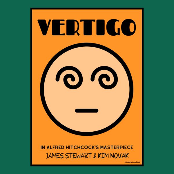 Vertigo Özel Tasarım Film Posteri