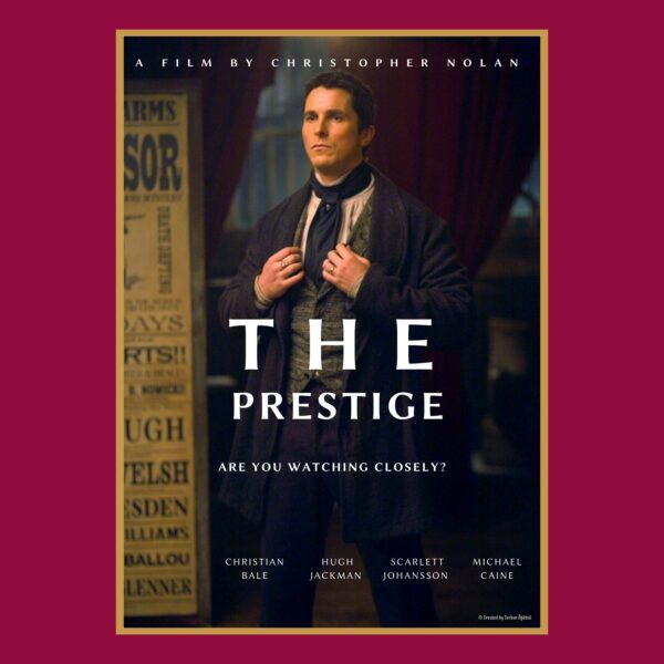 The Prestige Özel Tasarım Film Posteri