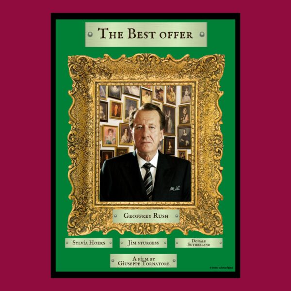 The Best Offer (En İyi Teklif) Özel Tasarım Film Posteri