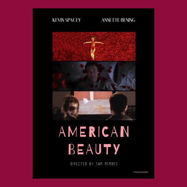 American Beauty Özel Tasarım Film Posteri