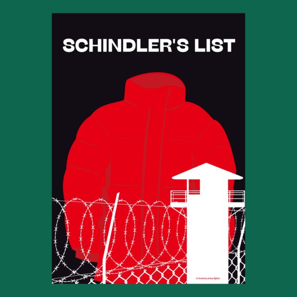 "Schindler's List(Schindler'in Listesi)" Özel Tasarım Film Posteri
