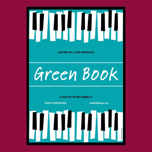 "Green Book(Yeşil Rehber)" Özel Tasarım Film Posteri